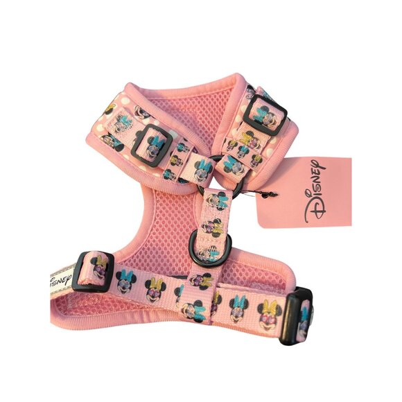 Disney Sassy Woof Minnie Mouse Adjustable Dog Harness Pink Polka Dot Size XS NWT - Picture 4 of 6
